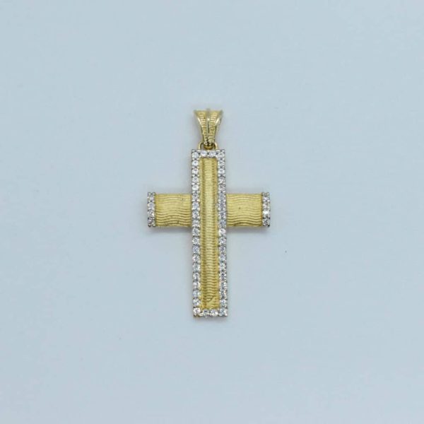Gold Cross with 14K KML-1112