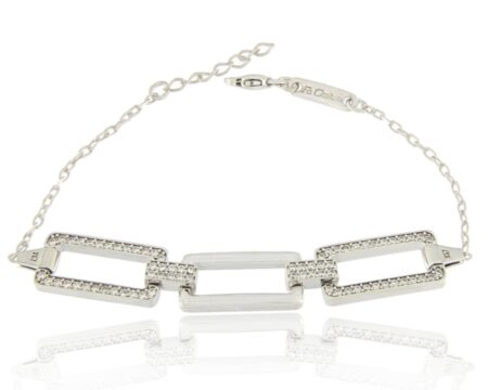 Silver 925 Bracelet FaCad'oro Nexus BNXS-09003