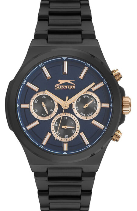 Slazenger Black SS Gents Bracelet SL.09.6397.2.01