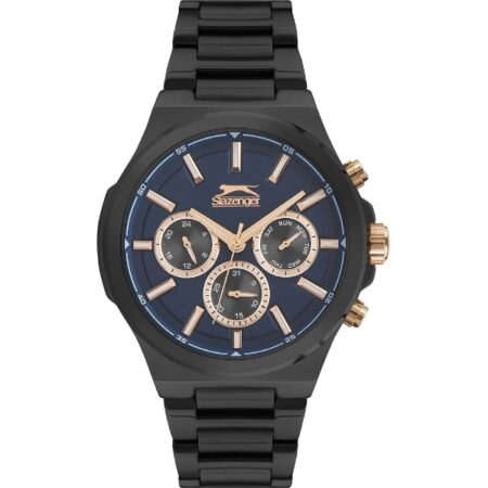 Slazenger Black SS Gents Bracelet SL.09.6397.2.01