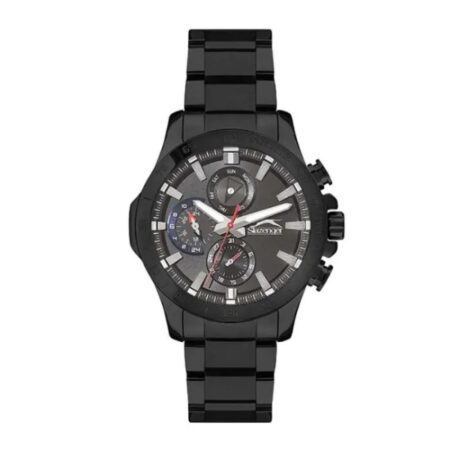 Slazenger Black SS Gents Bracelet SL.09.6412.2.01