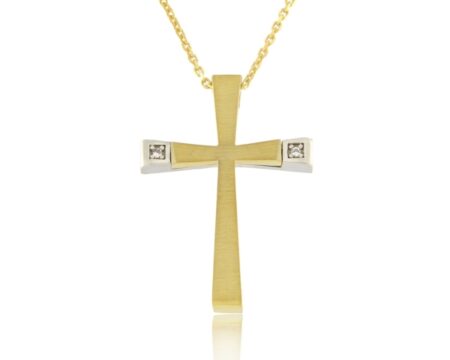 Σταυρός FaCad'oro Χρυσός 14Κ CR-000909