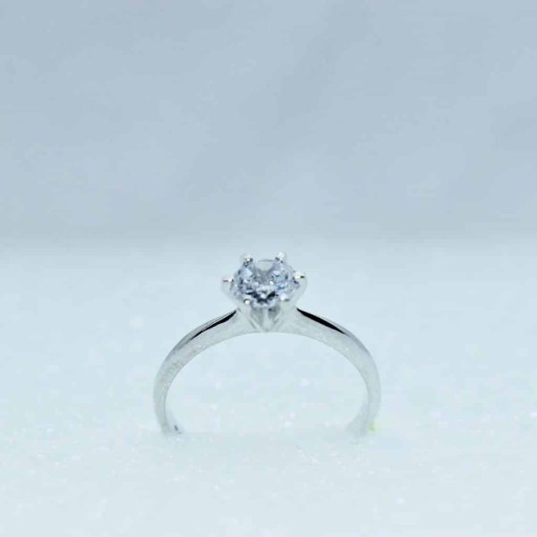 Wedding Ring White Gold 14K MON-164