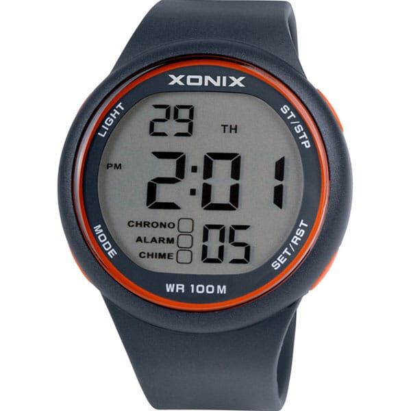 XONIX Ψηφιακό Ρολόι GJB-A03 με πλαστικό λουρί
