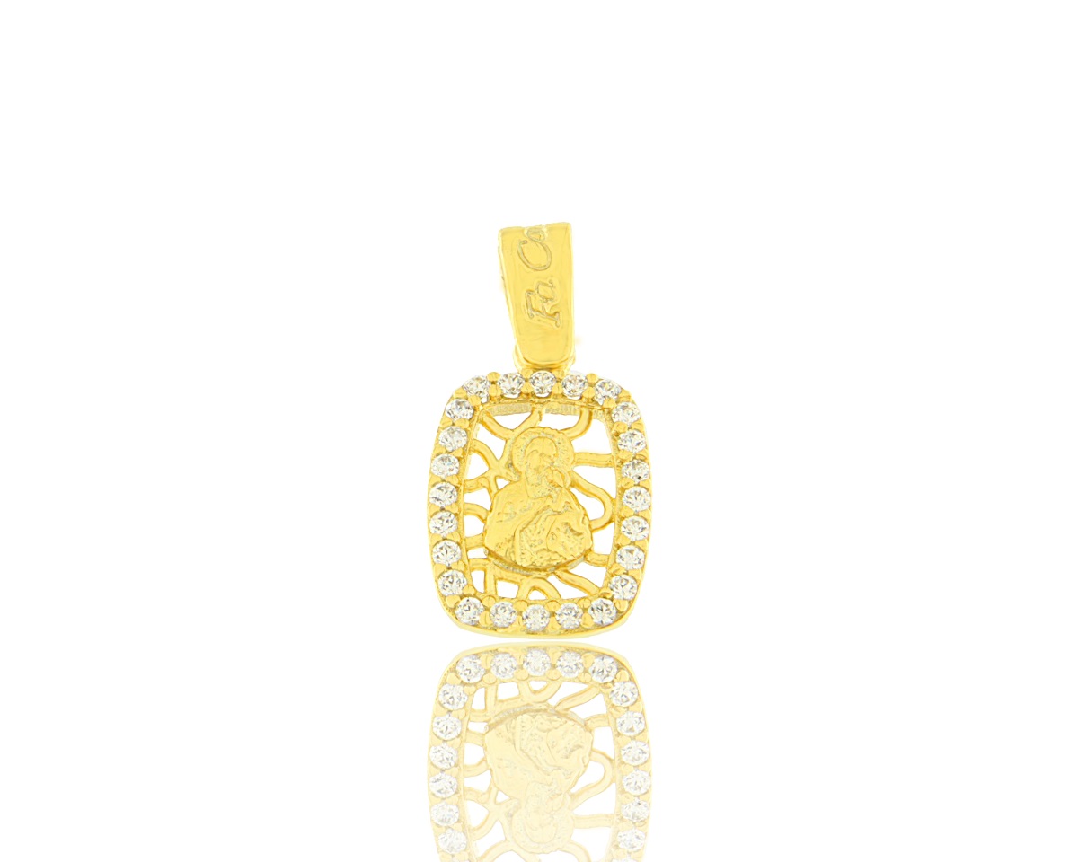 FaCaDoro Φυλαχτό Παναγία Χρυσός 0035