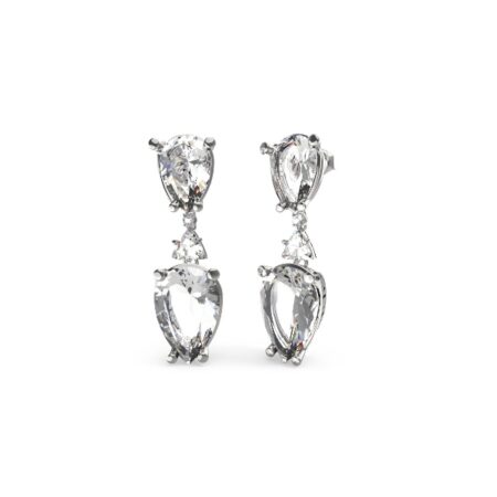 GUESS STEEL WONDERLIGHTS JUBE04402JWRHT/U Σκουλαρίκια