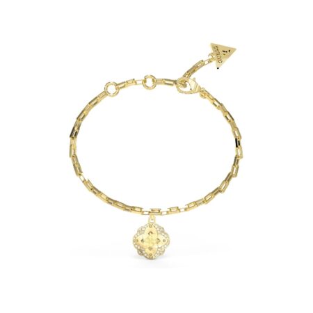 GUESS STEEL WILD FLOWER JUBB05509JWYGL Βραχιόλι