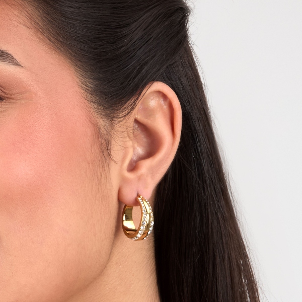 KARL LAGERFELD BOND PAVE KLBJY08 Γυναικεία Σκουλαρίκια - Image 4