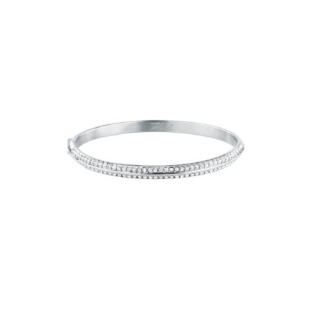 KARL LAGERFELD BOND PAVE KLBJY06 Γυναικείο Βραχιόλι Ασημένιο