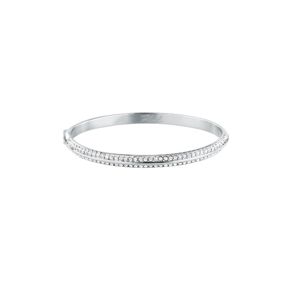 KARL LAGERFELD BOND PAVE KLBJY06 Γυναικείο Βραχιόλι Ασημένιο