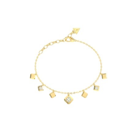 GUESS STEEL ACE OF DIAMONDS JUBB06179JWYGL Βραχιόλι